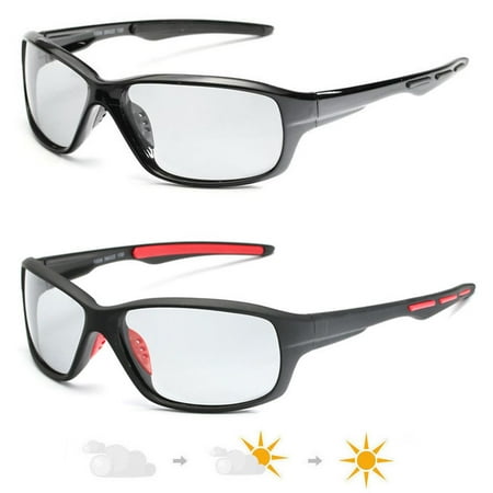 Men/'s Photochromic Sunglasses Polarized Transition UV Sun Glasses Glasses I3I1